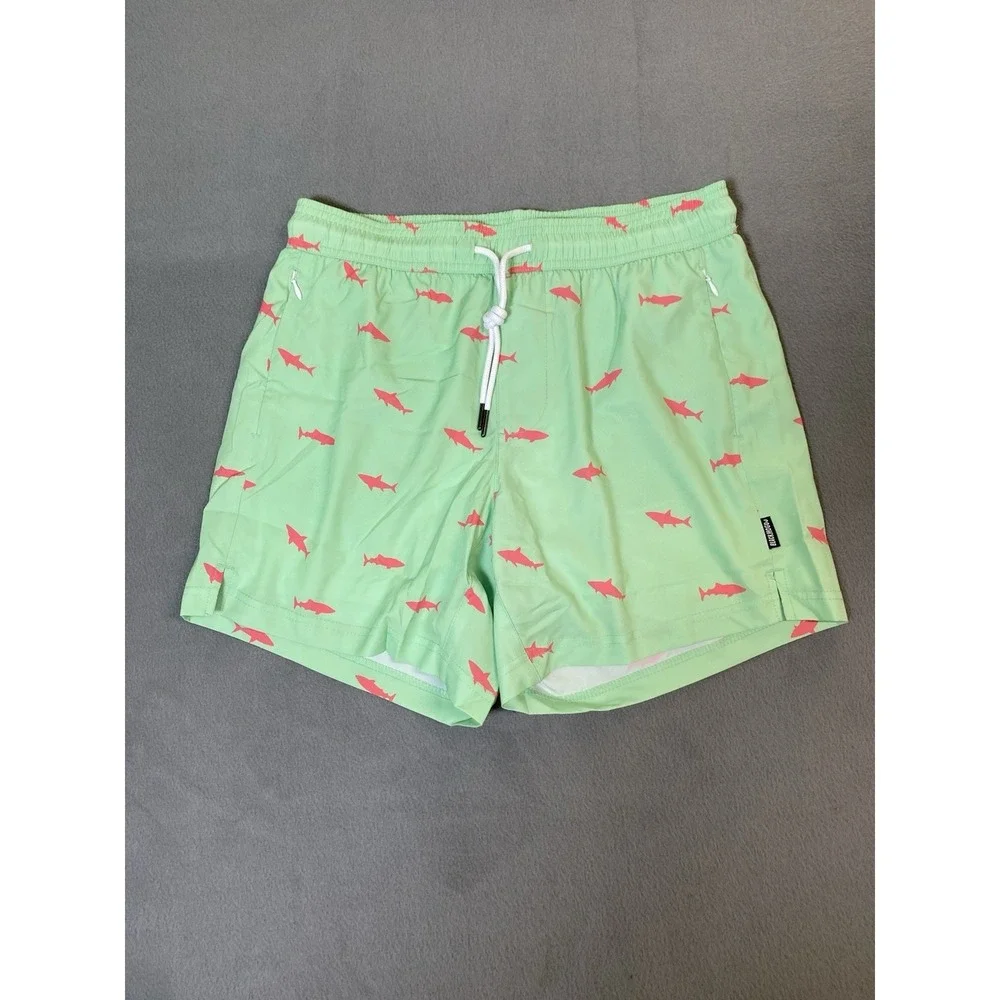 New! Black Mogoo Men's S Swim Trunks Lined 5